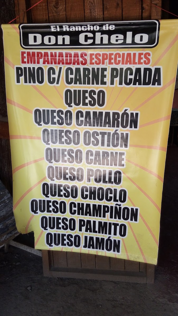 Menu El Rancho De Don Chelo (Empanadas Peñaflor)-3